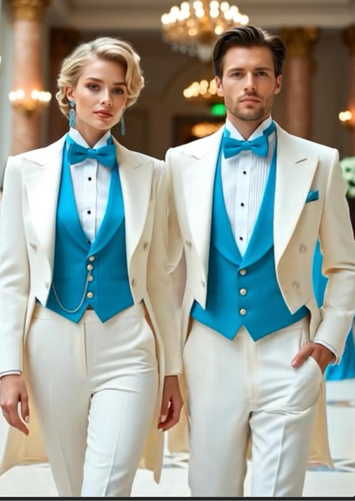 Executive Blue Business Suit — Shaniel Bespoke Tailor